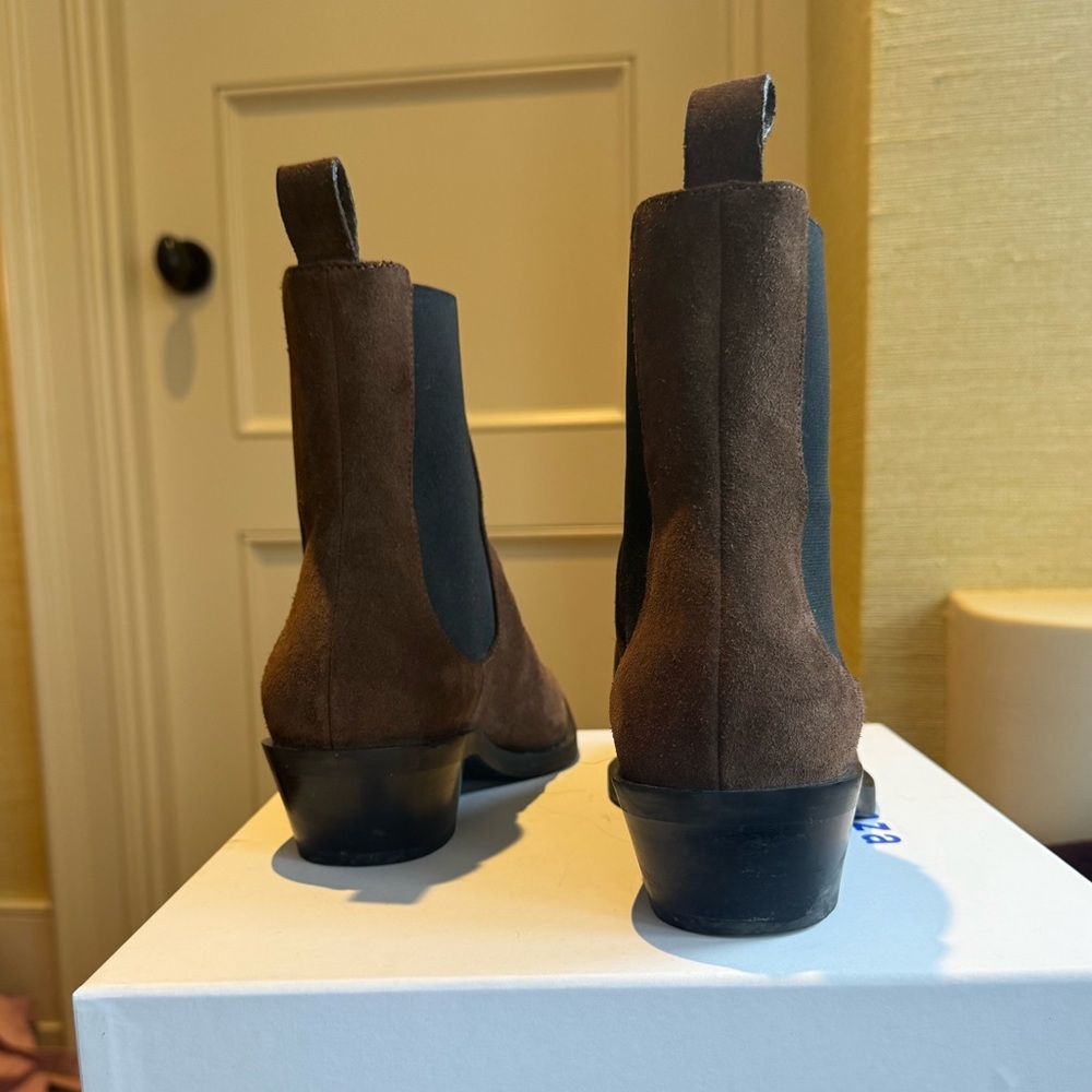 LIKE NEW - Proenza Schouler Espresso Chelsea Boots - Picture 4 of 6
